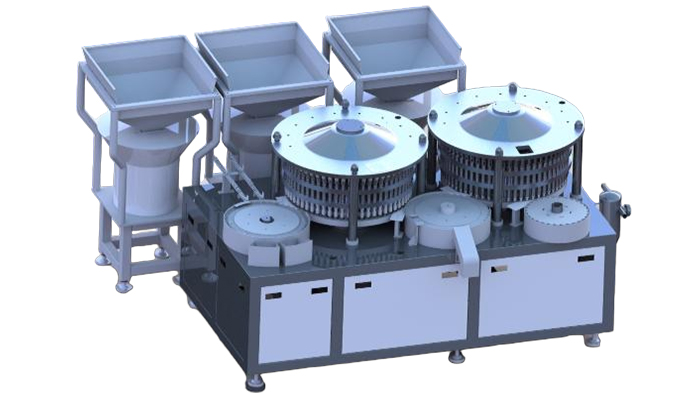 Fully automatic riveting plug (pad) inspection machine